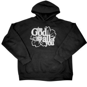 Give God All of You Oversized Drawstring Tee